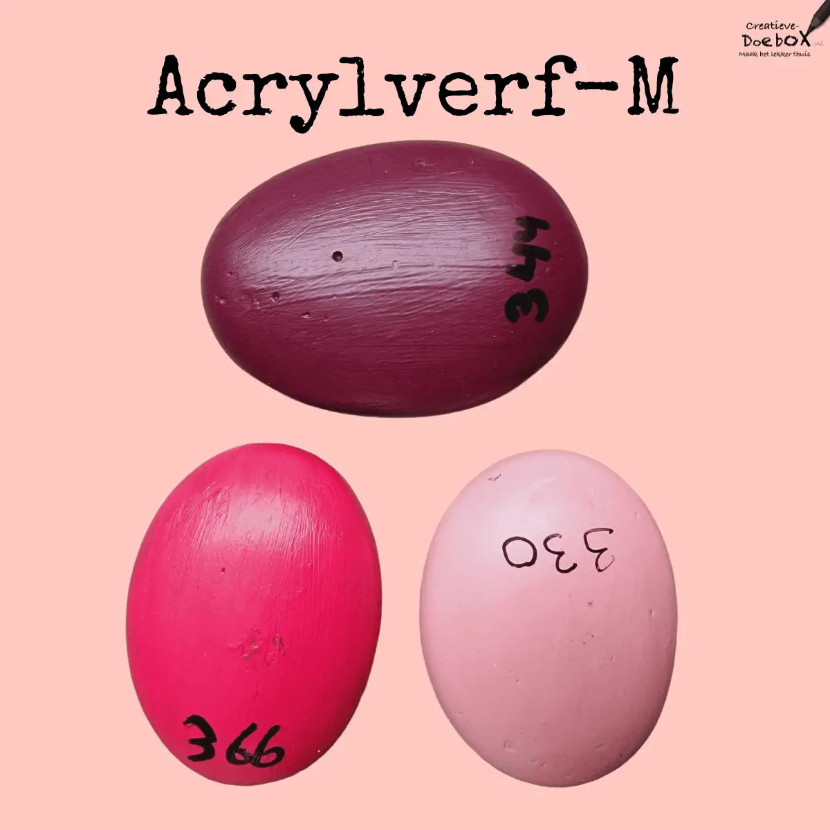 hobbyverf roze-aubergine