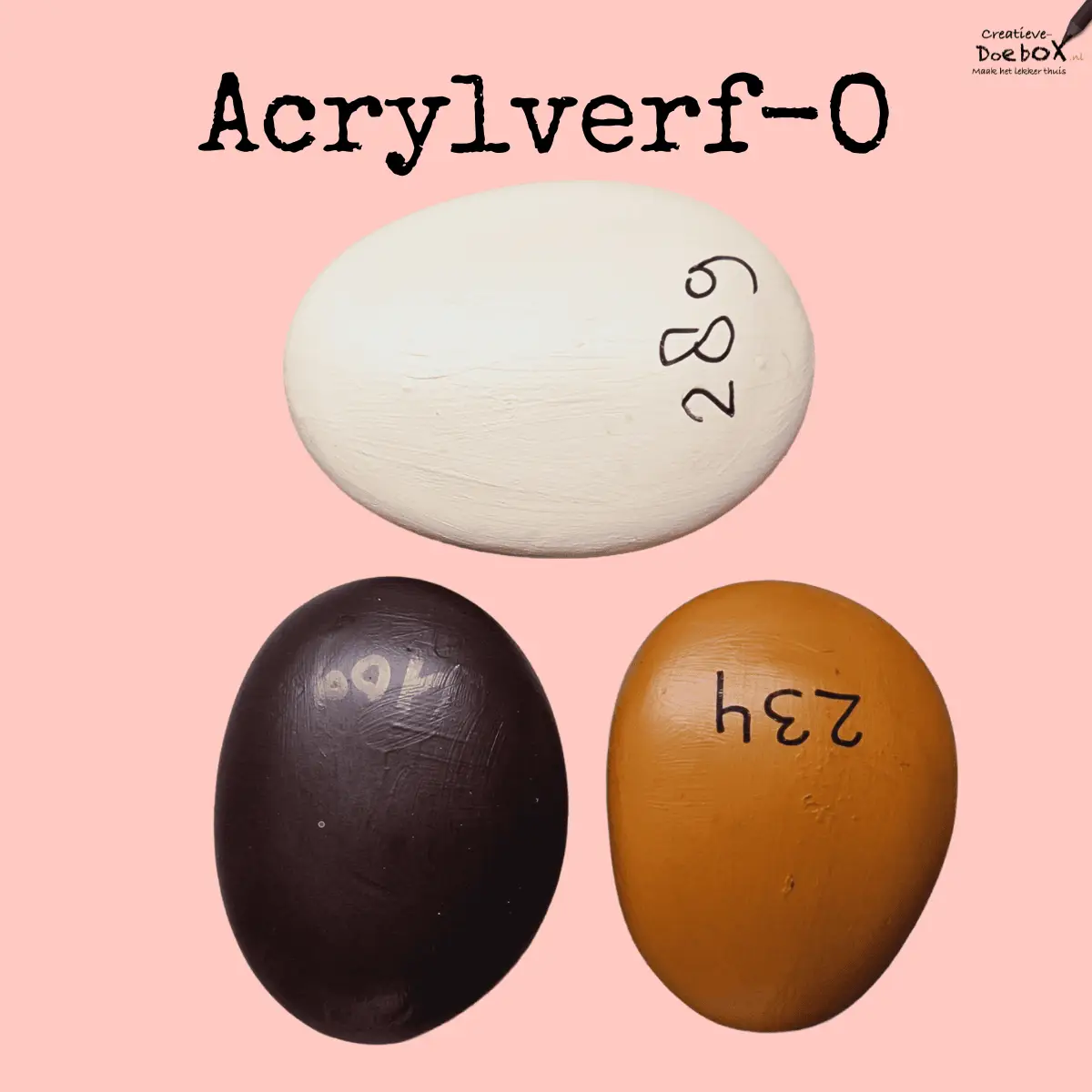 acrylverf bruin-oker-ivoor