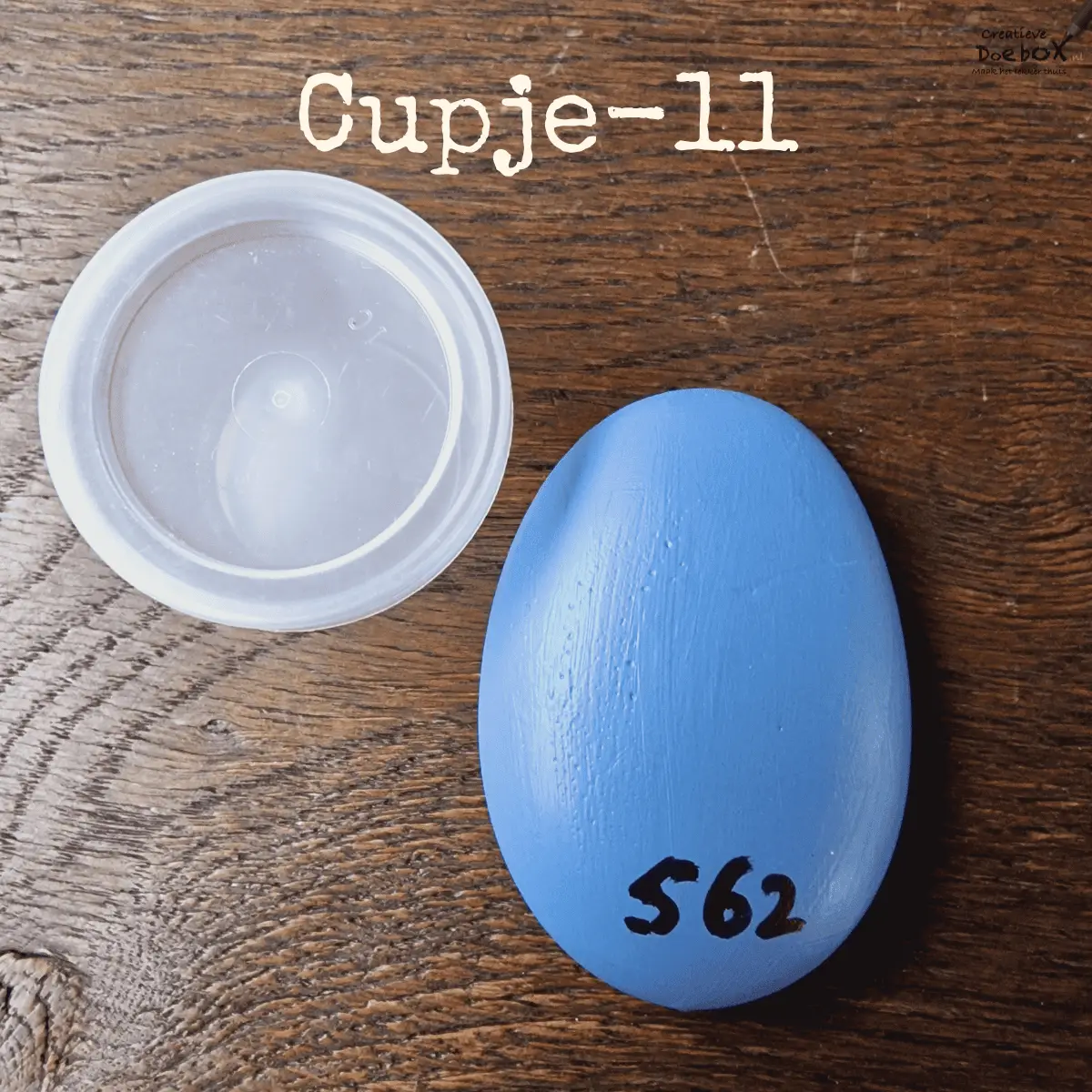 acrylverf Grijsblauw