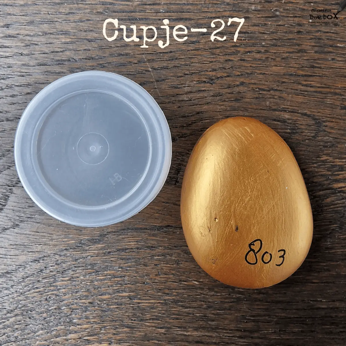 kleine verpakking acrylverf goud