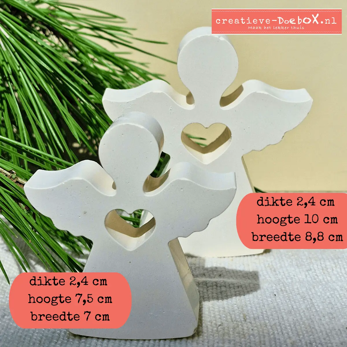 hippe kerstdecoraties zelf maken engeltjes