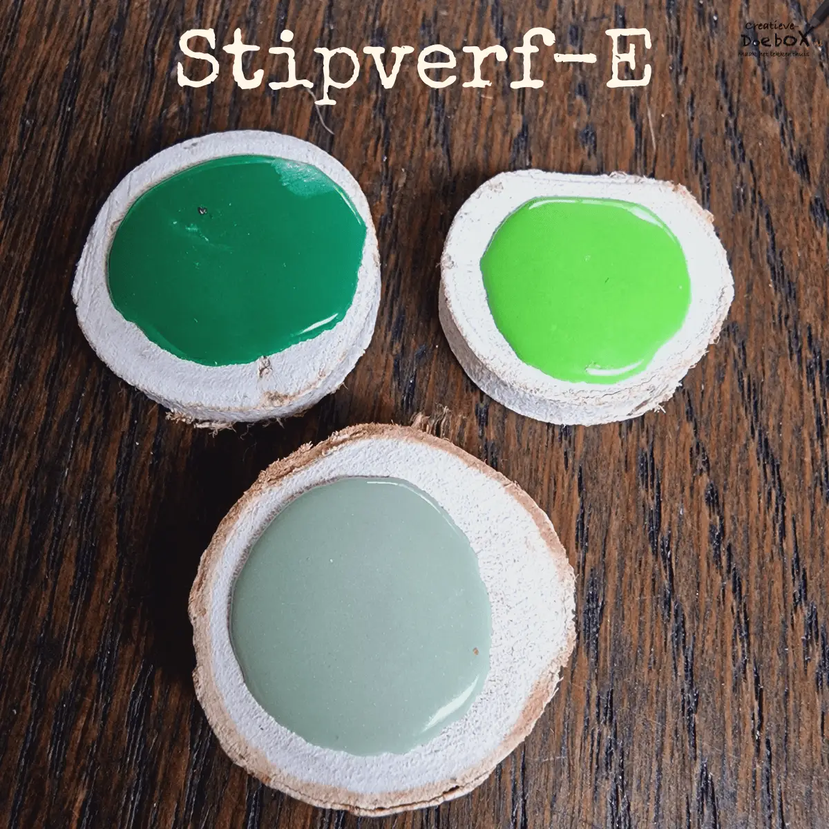 stipverf groentinten