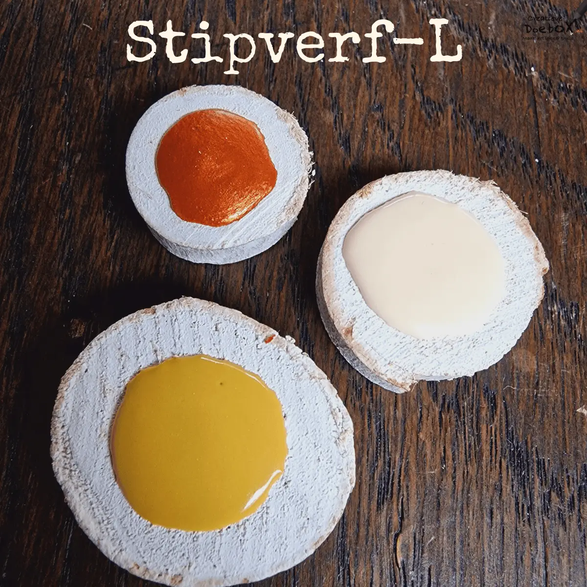 stipverf geel