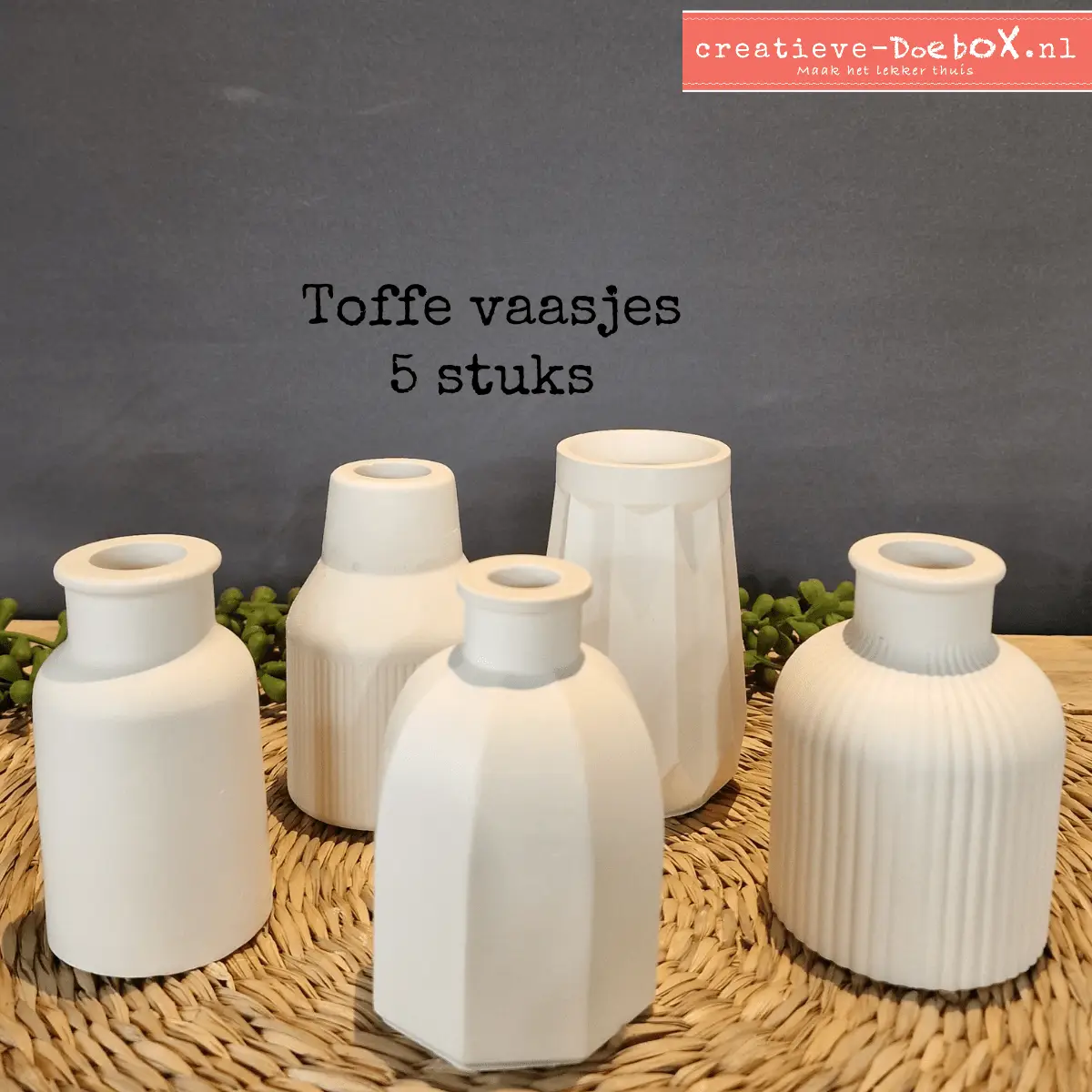 vaasjes voor droogbloemen