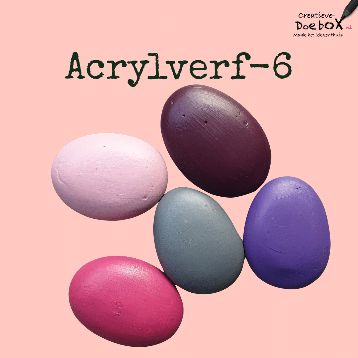 acrylverf rose-paars
