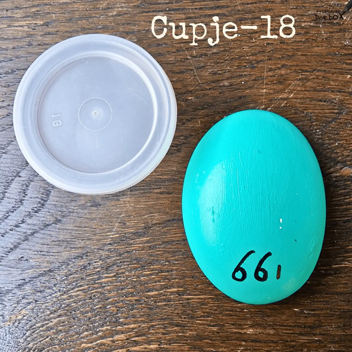 acrylverf turkooisgroen kleine verpakking