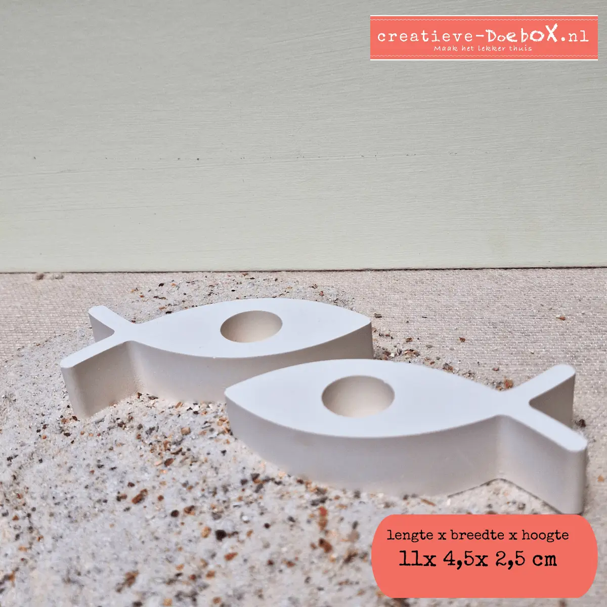 creatief voor volwassenen zomerse decoraties vissen kandelaars