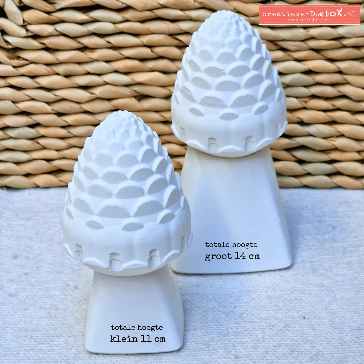 moderne kerstdecoraties om thuis te beschilderen