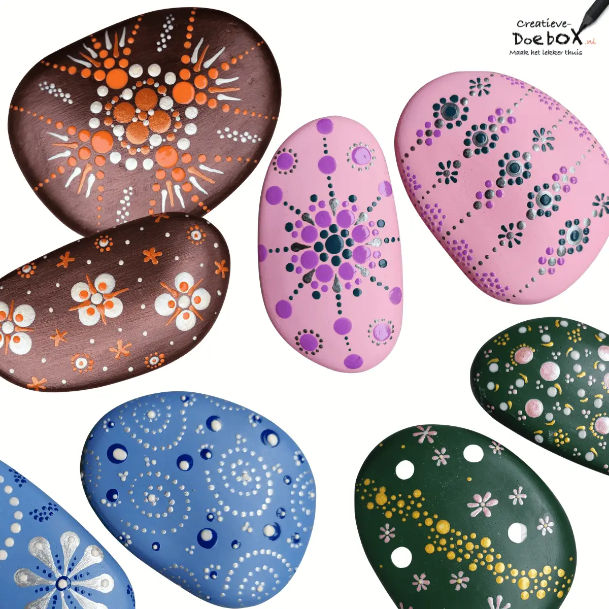 diy pakket om te stippen op stenen