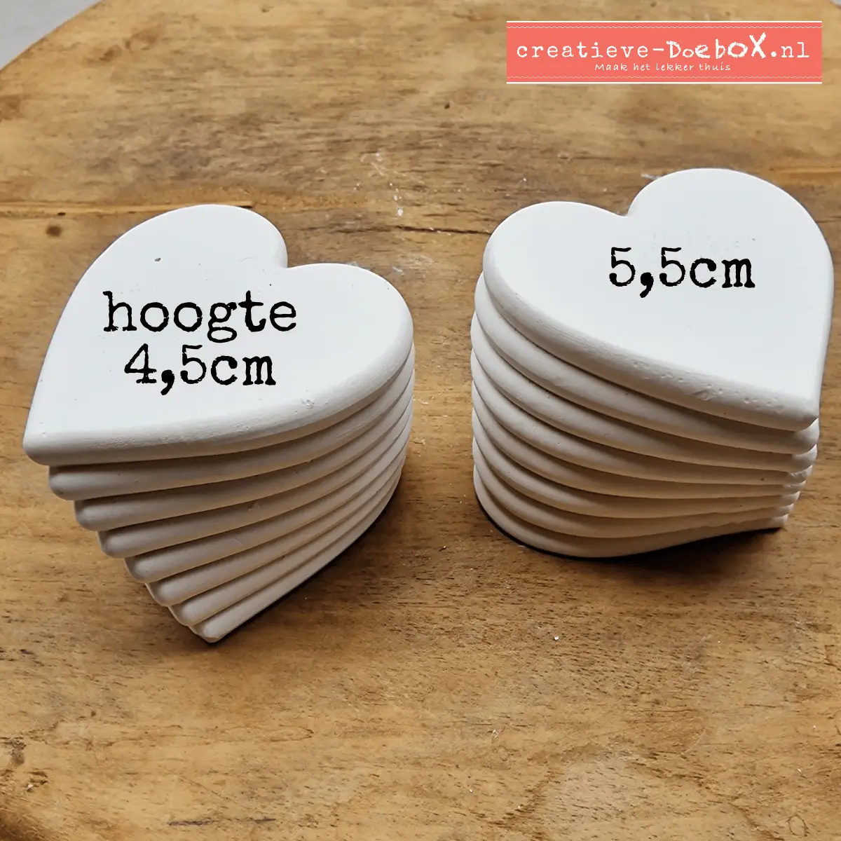 bijzondere hartjes om te beschilderen creatief pakket