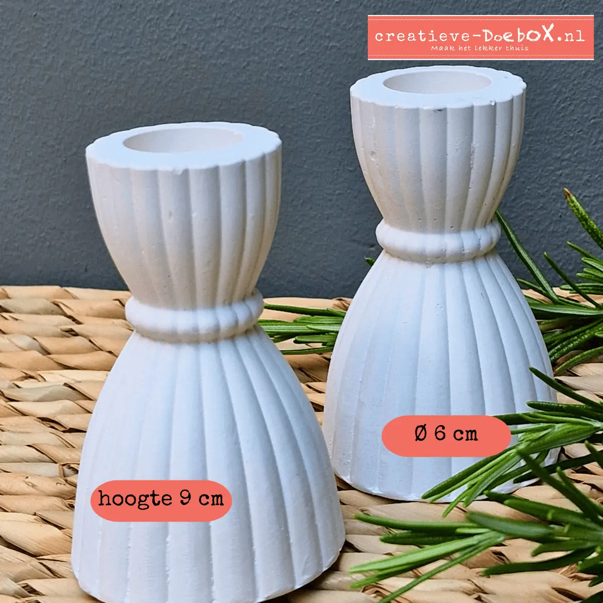 klassieke kandelaar om te beschilderen