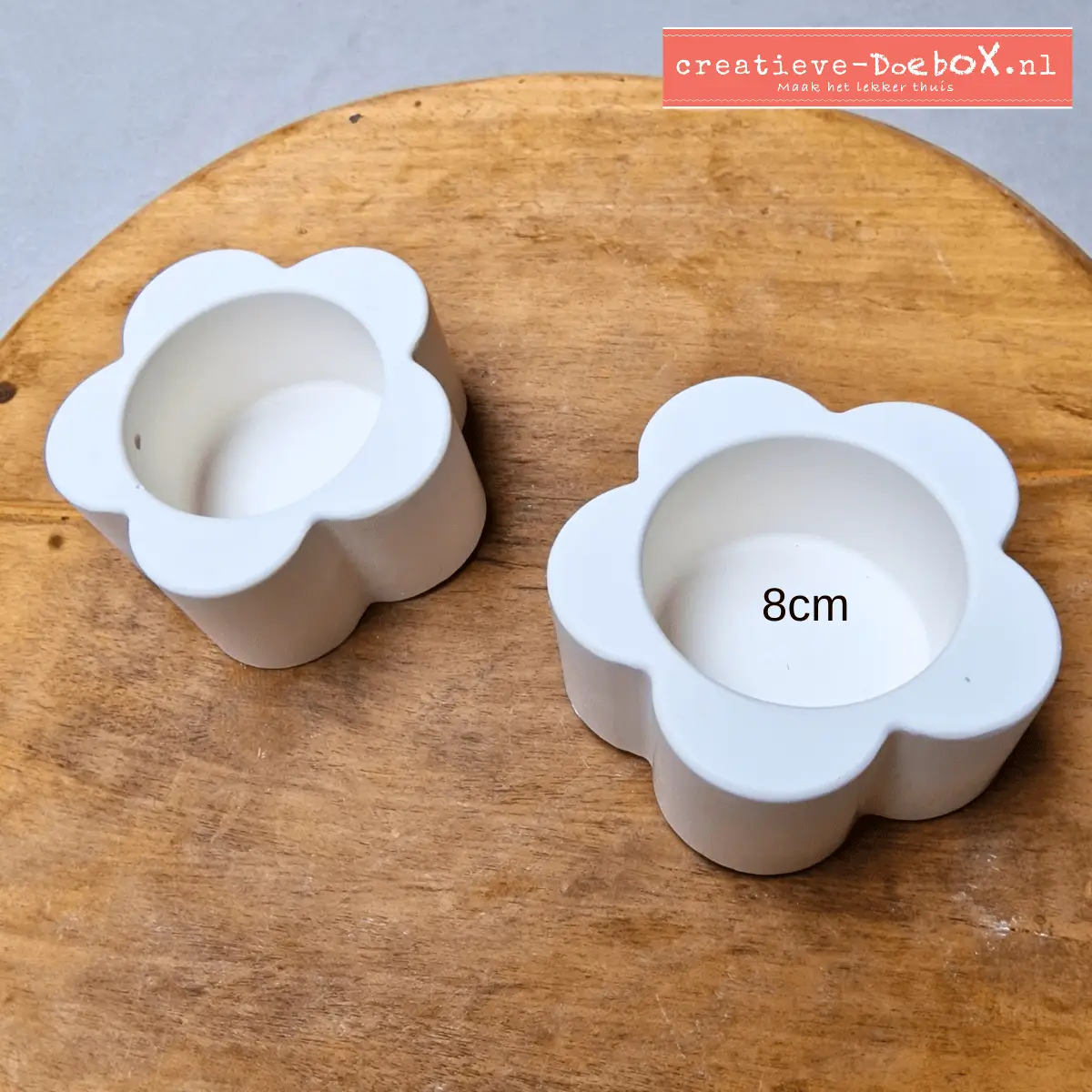 waxinelichtjes in bloemvorm