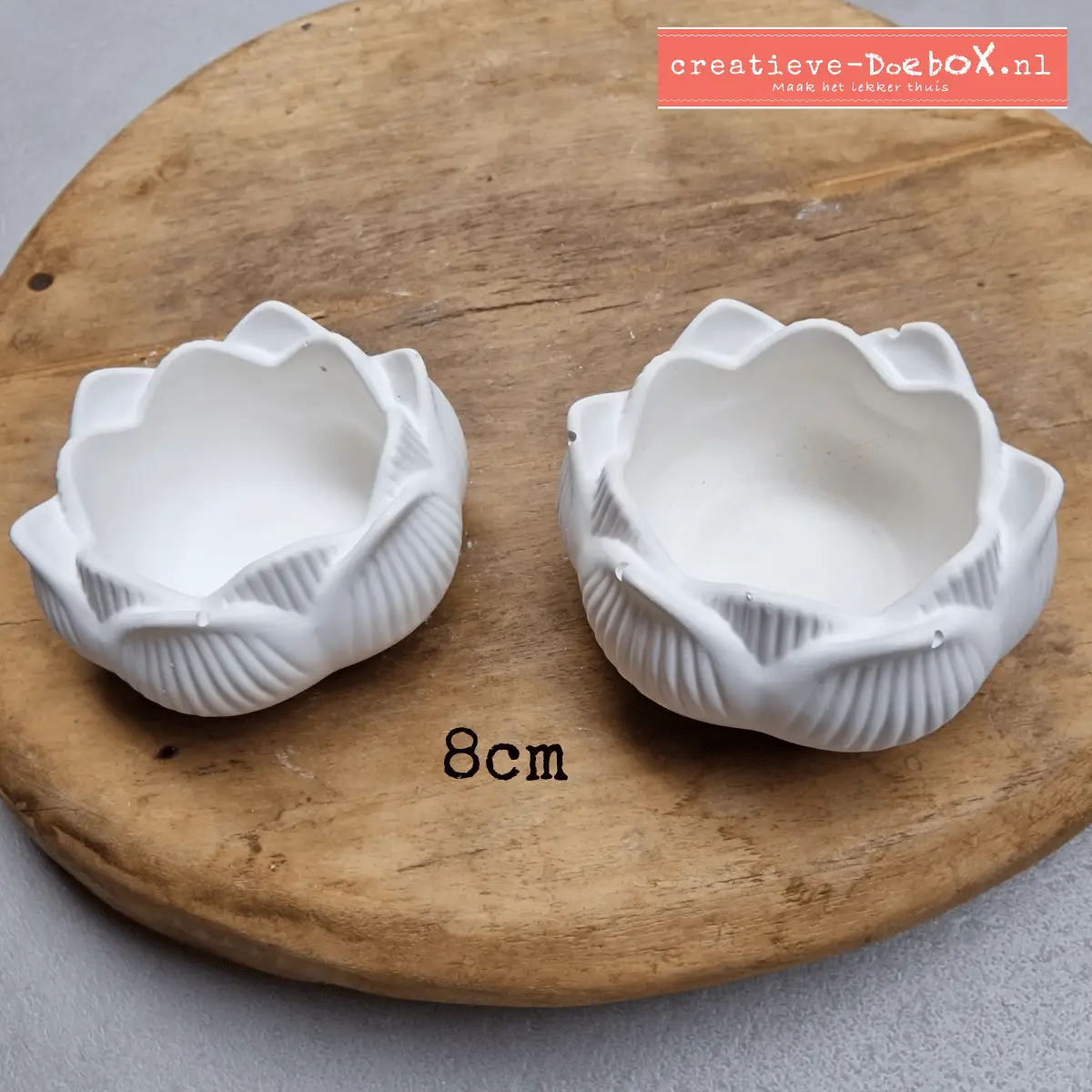 knutselpakket met waxinelichtjes model bloem