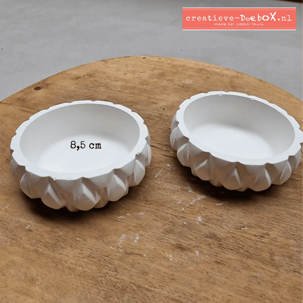 doebox met waxinelichtjes om te beschilderen