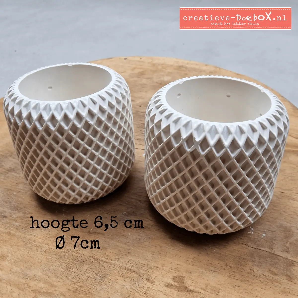 bijzondere waxinelichtjes om te beschilderen