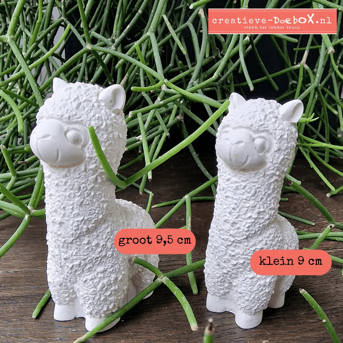 alpaca set om te beschilderen