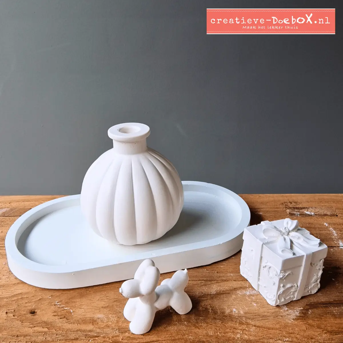 schattig setje met balonhondje hobbypakket voor volwassenen