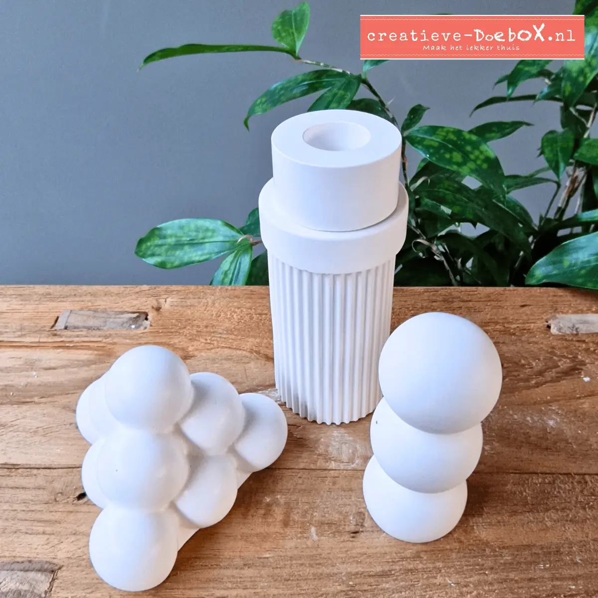 hobbypakket kandelaar beschilderen