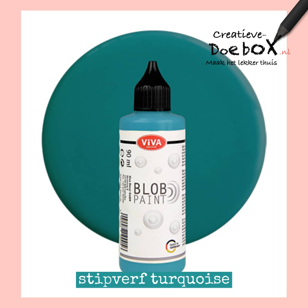 turquoise stipverf in flesje 90 ml kopen