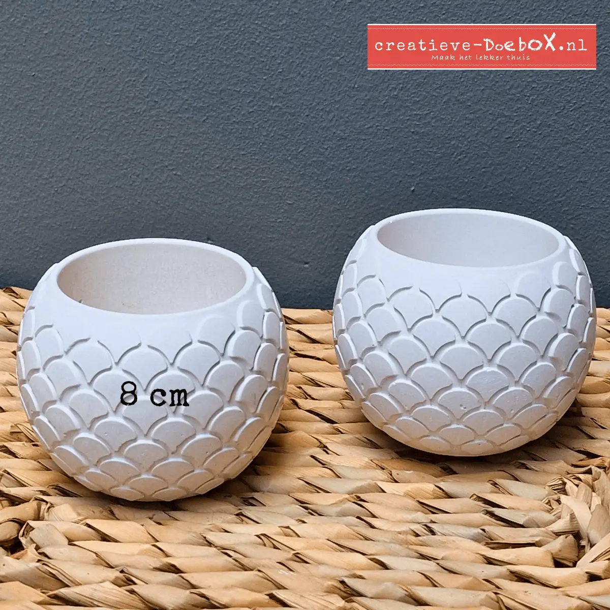 mini bloempotje om thuis te beschilderen