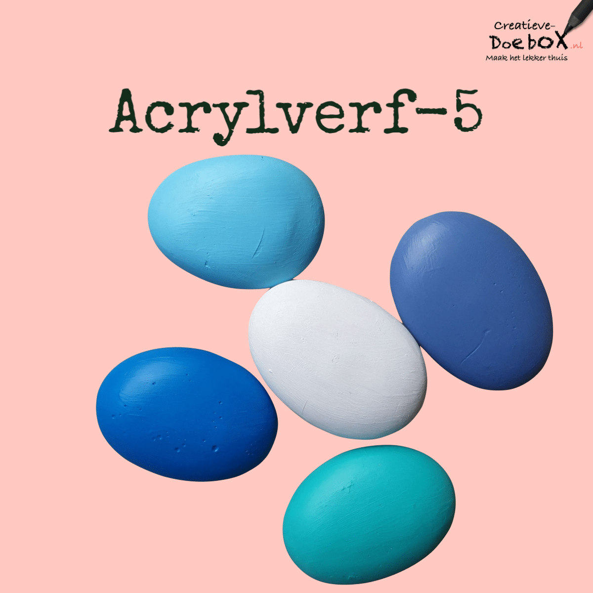 acrylverf blauwtinten