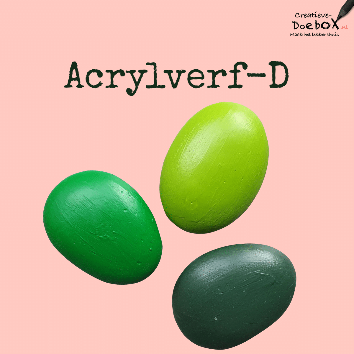 acrylverf groentinten