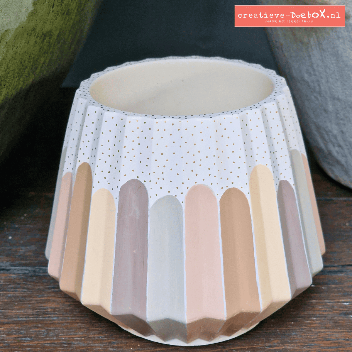 bloempot beschilderen thuispakket