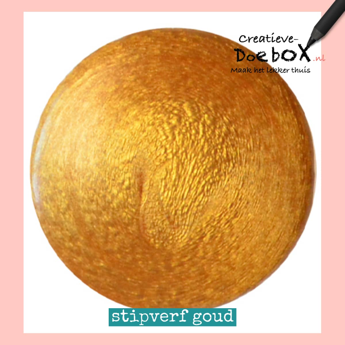 dotverf goud flesje 90 ml