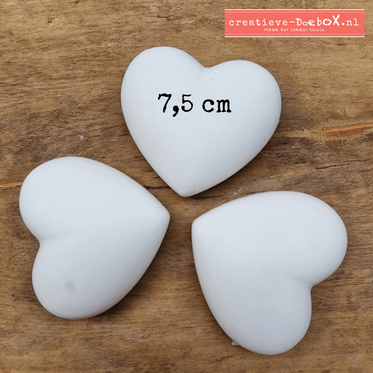 hartjes om te beschilderen knutselpakket