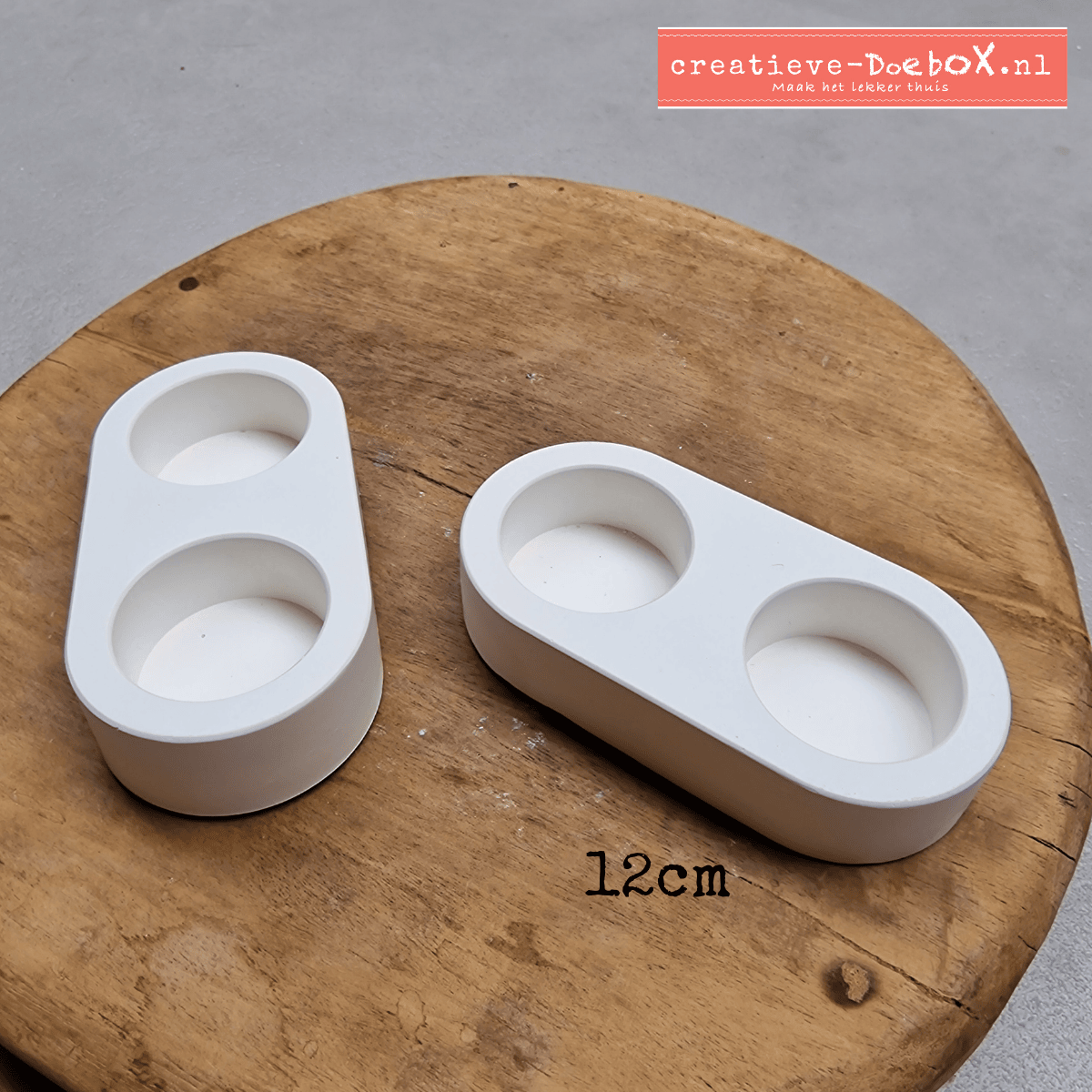 creatief pakket voor thuis waxinelichtjes beschilderen strak model