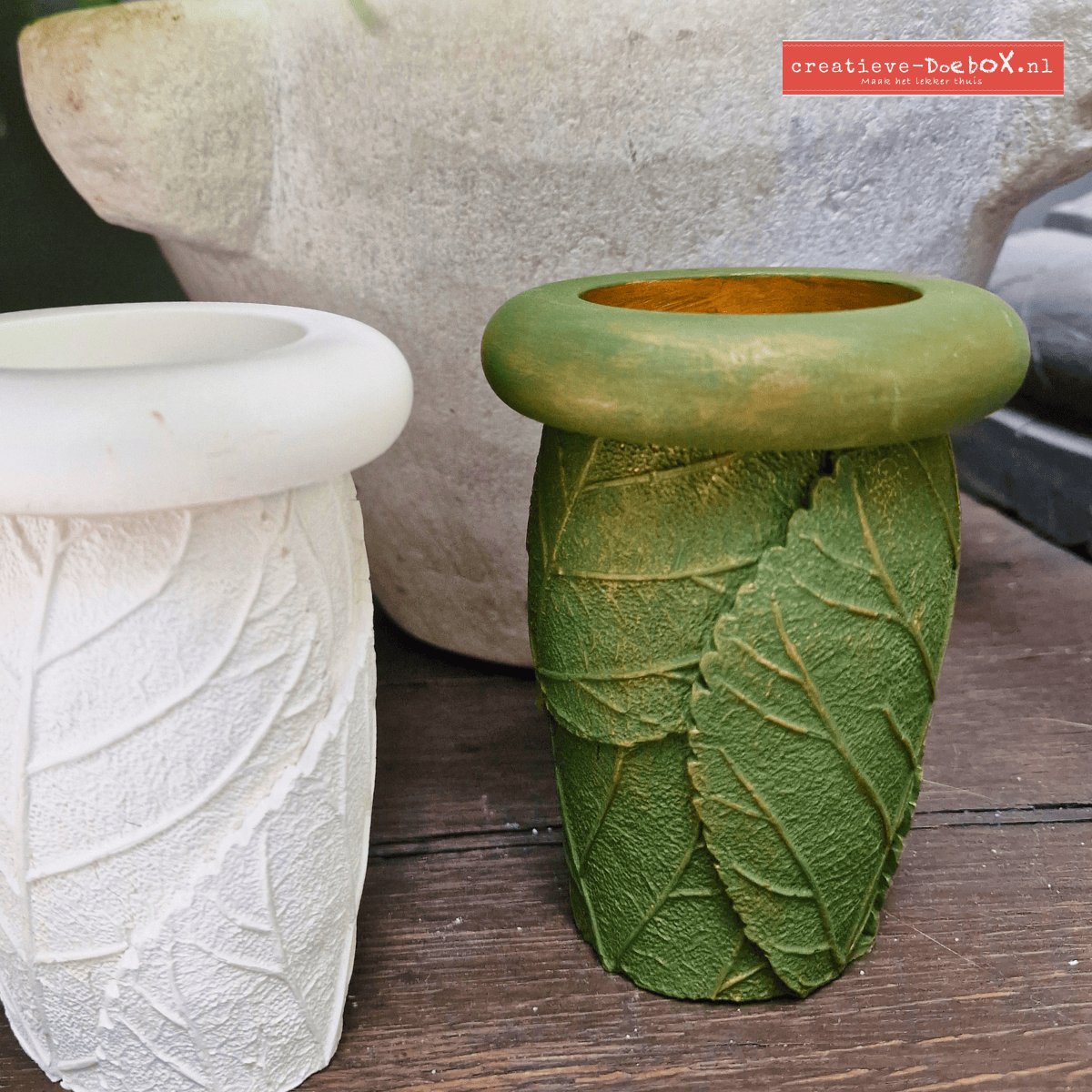 Wat is een creatieve activiteit voor ouderen met keramisch gips?