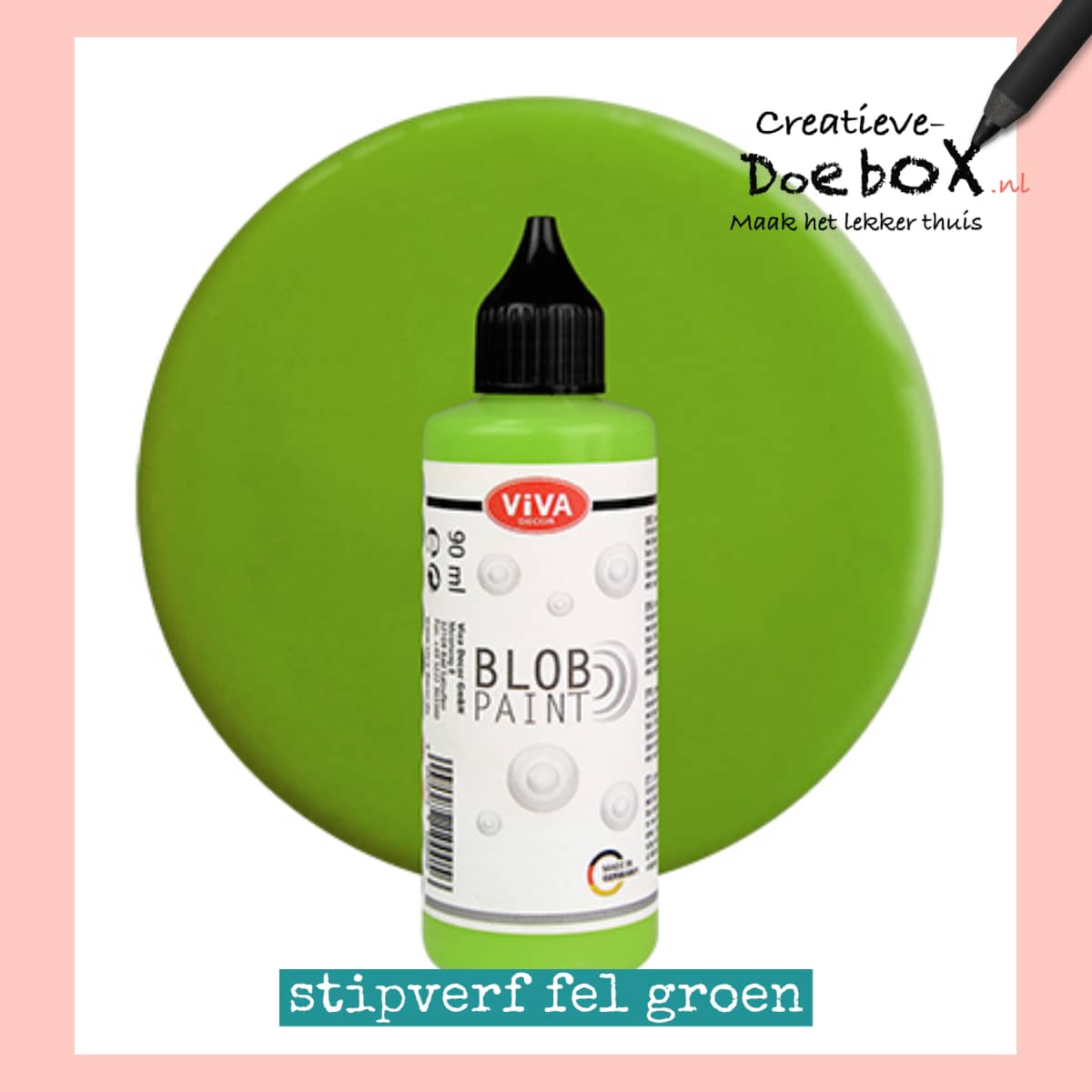 stipverf fel groen flesje 90 ml