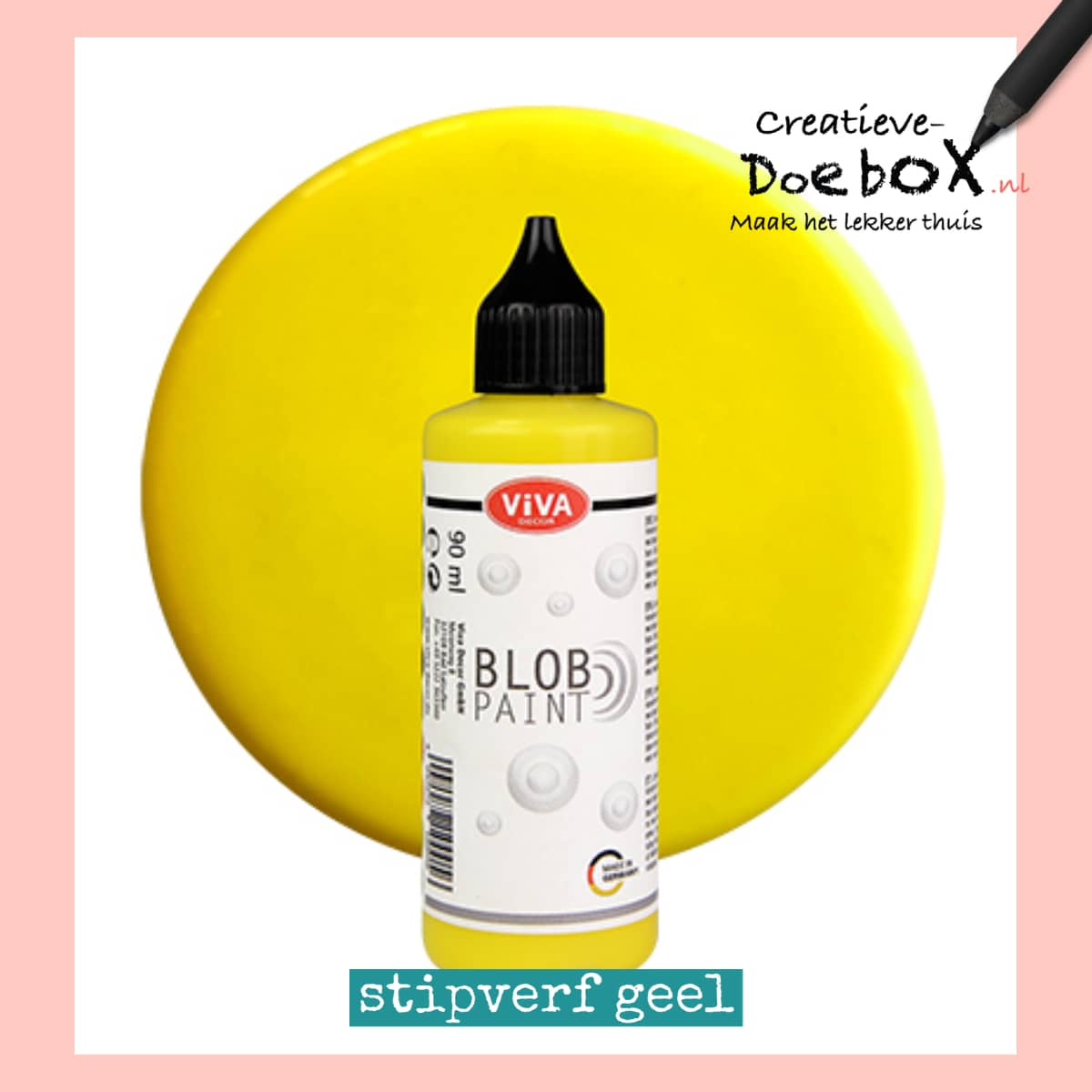 gele stipverf kopen 90 ml flesje