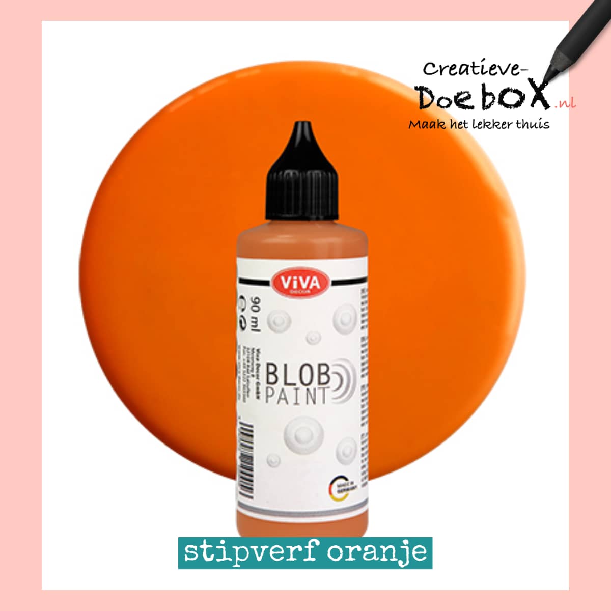 oranje stipverf kopen in een flesje