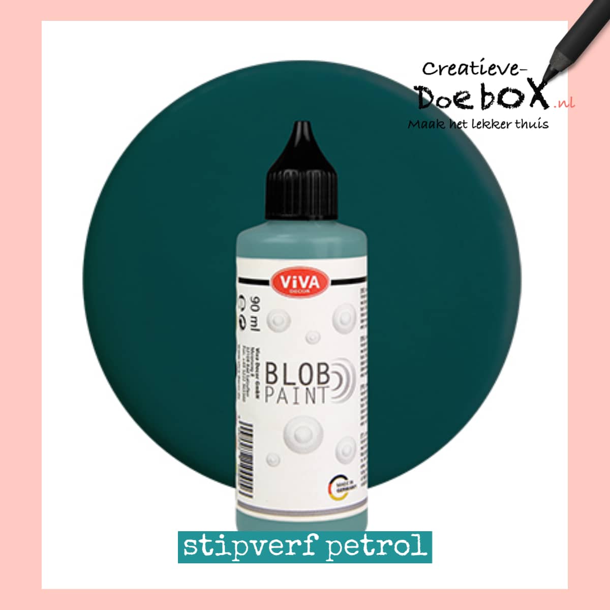 stipverf petrol kopen flesje 90 ml